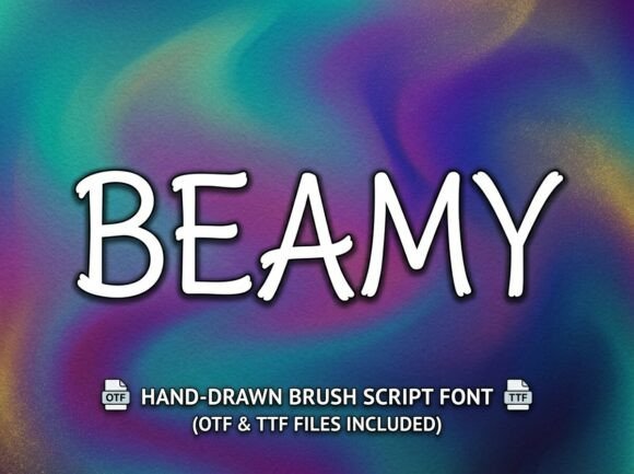 Beamy: A Bold Display Font for Digital Brand Impact