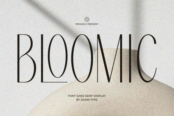 Bloomic: A Refined Display Font for Modern Brand Identity