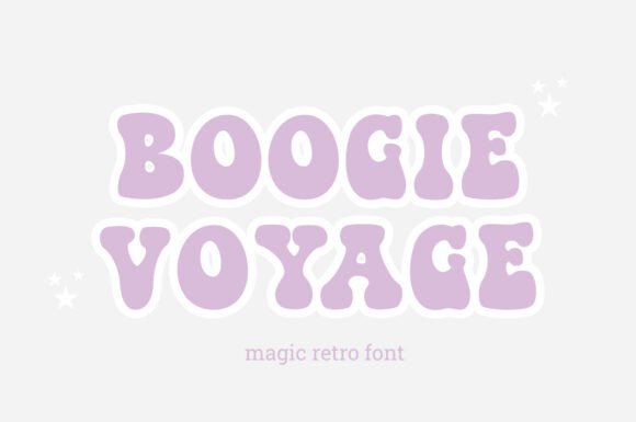Boogie Voyage: A Retro Display Font That Brings Warmth and Wonder
