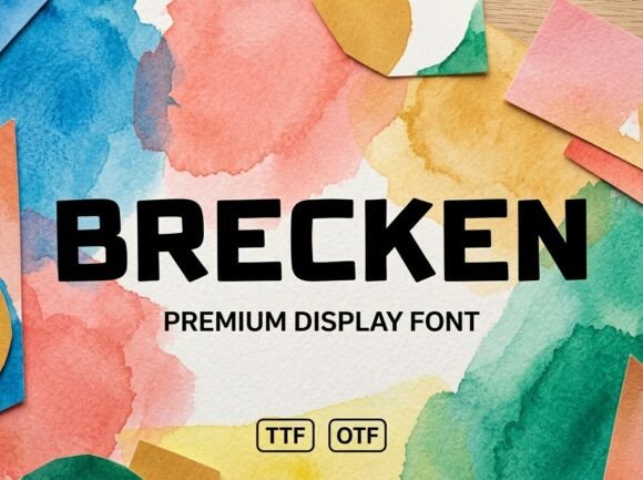 Brecken: A Display Font That Earns Its Space