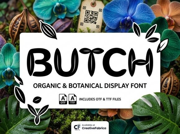 Butch: A Bold, Unapologetic Display Font