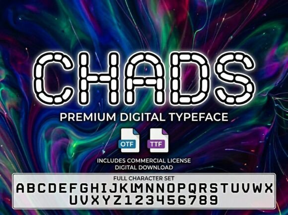 Chads: A Display Typeface That Commands Attention Online