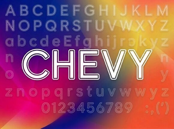 Chevy Font: A Bold Display Typeface for Standout Branding