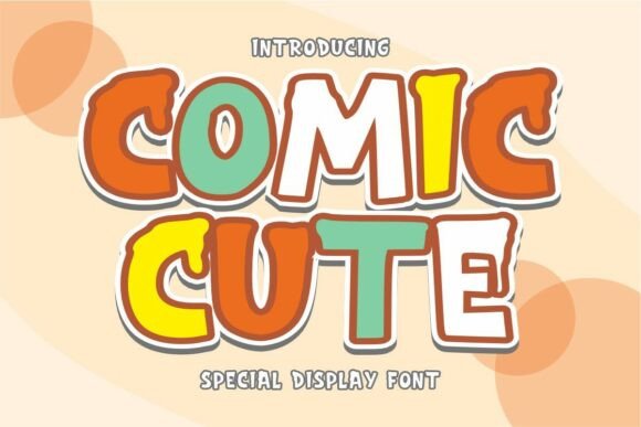 Comic Cute: A Cheerful Display Font for Brand Identity