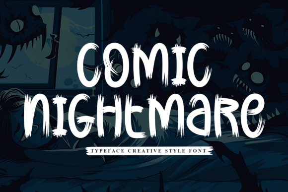 Comic Nightmare: A Friendly Display Font for Small Business Branding
