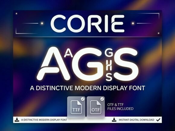 Corie: A Display Font That Makes Your Headlines Unmissable