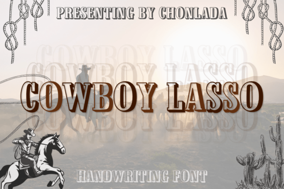 Cowboy Lasso: A Bold Display Font for Digital Branding
