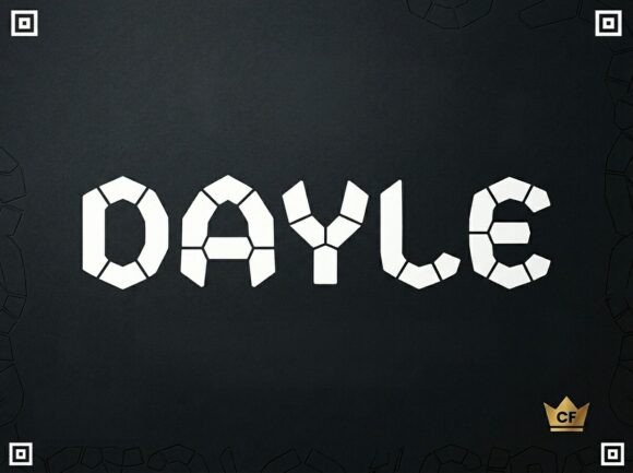 Dayle: A Bold Display Font for Digital Brand Impact