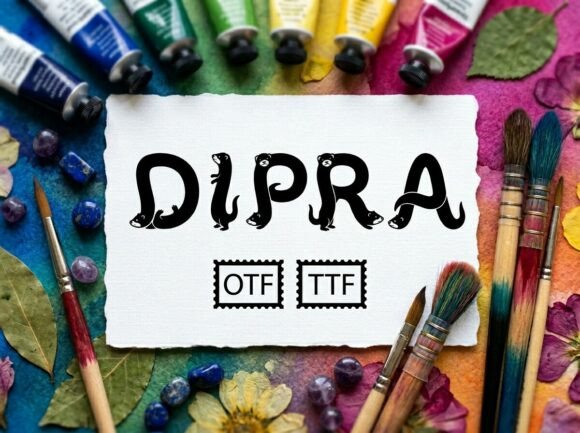 Dipra: A Playful Display Font That Makes Your Brand Feel Like Home