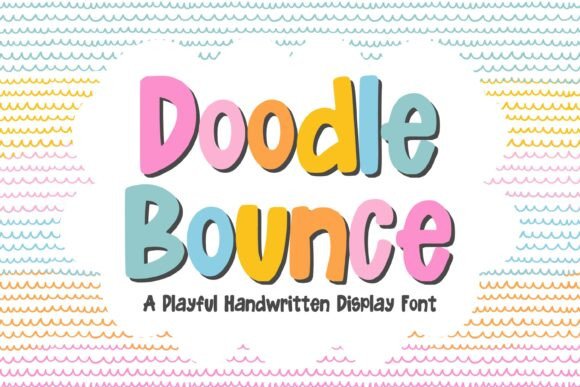 Doodle Bounce: A Playful Display Typeface for Campaign Headlines