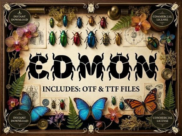 Edmon: A Display Font That Makes Your Brand Instantly Memorable