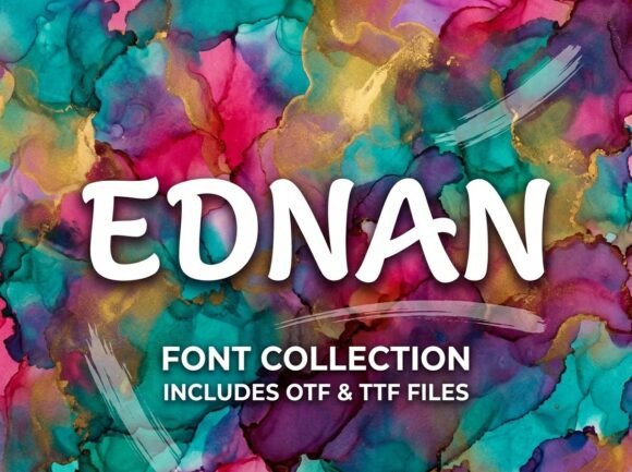 Ednan: A Bold Display Font for Digital Brand Impact