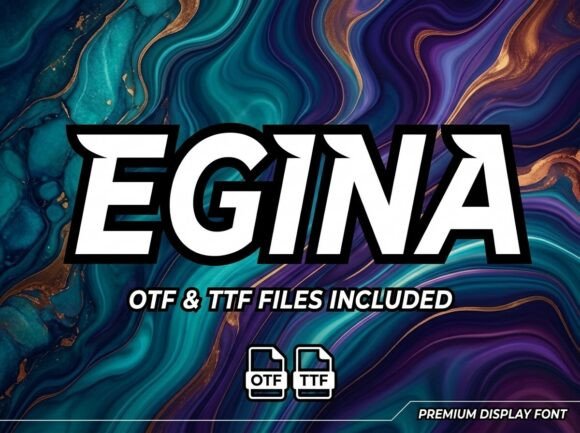 Egina: A Standout Display Font for Small Business Branding