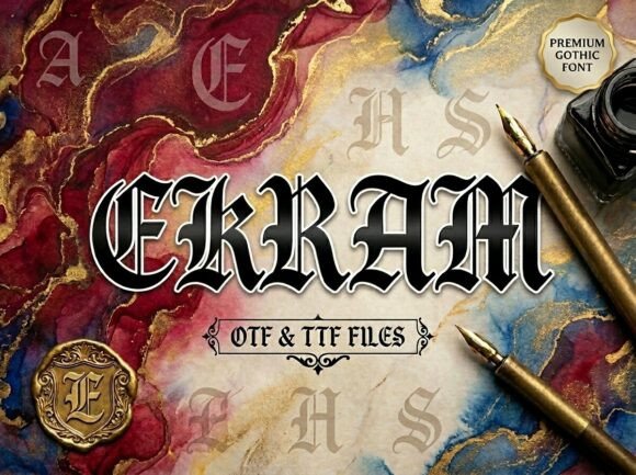 Ekram: A Bold Display Typeface for Digital Impact