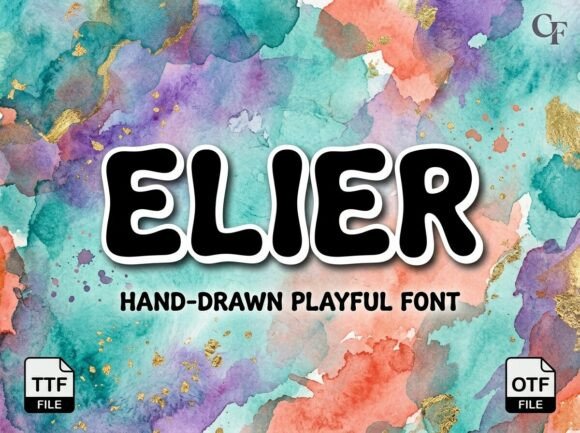 Elier: A Display Font That Makes Your Headlines Unmissable