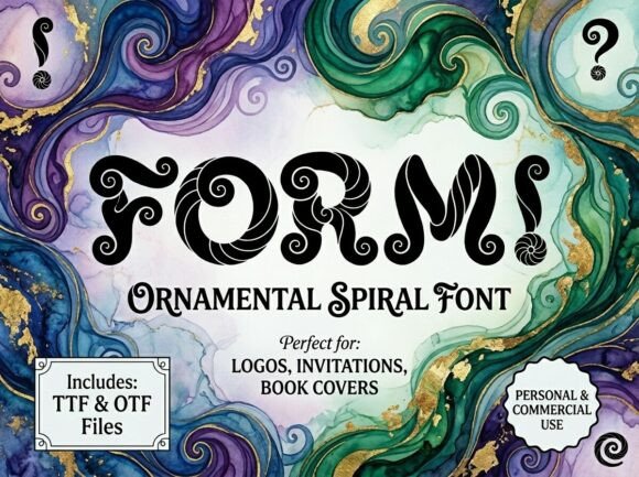 Formi: A Nautical Display Typeface That Anchors Your Message