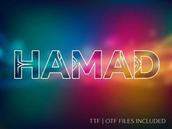 Hamad: A Display Typeface That Commands Attention