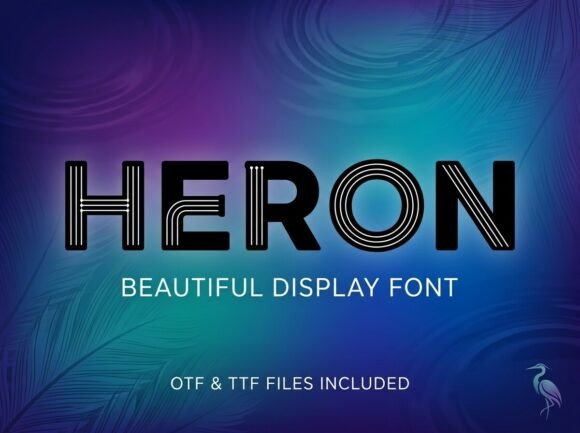 Heron: A Display Font That Makes Your Brand Feel Instantly Polished