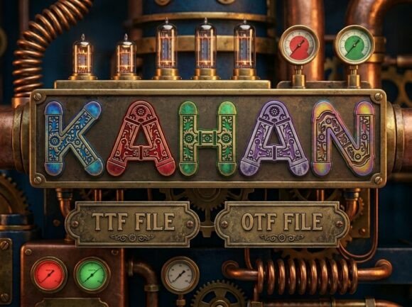Kahan: A Standout Display Font for Small Business Branding