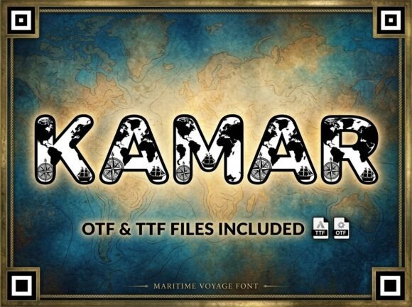 Kamar: A Standout Display Font for Handmade Creators