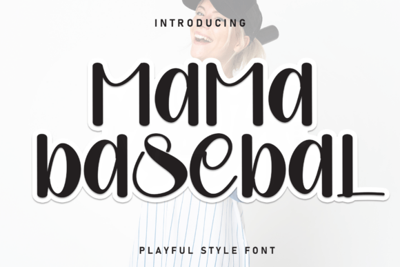 Mama Basebal: A Playful Display Font for Handmade Charm