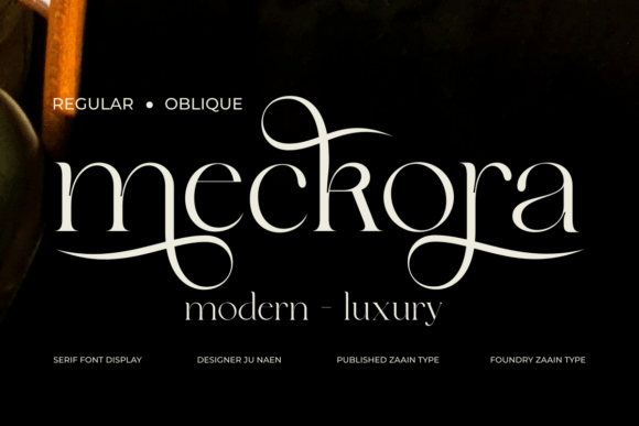 Meckora: A Display Font That Elevates Campaign Headlines