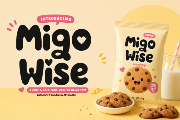 Migo Wise: A Joyful Display Font for Bold Brand Moments