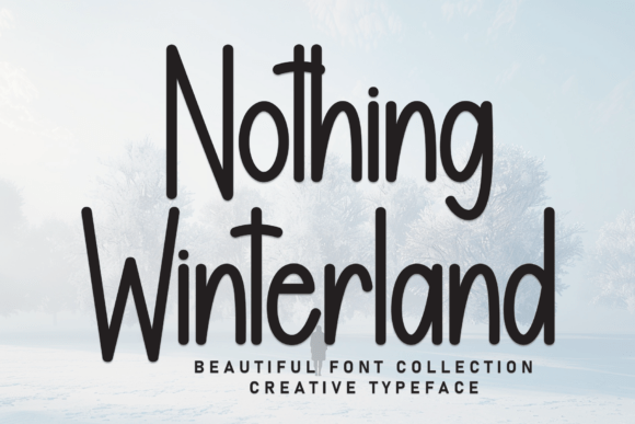 Nothing Winterland: A Display Font for Warm, Human-Centered Web Design