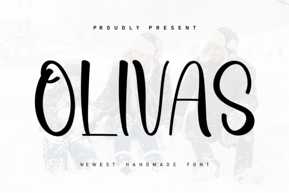 Olivas: A Sweet Handwritten Display Font for Digital Design