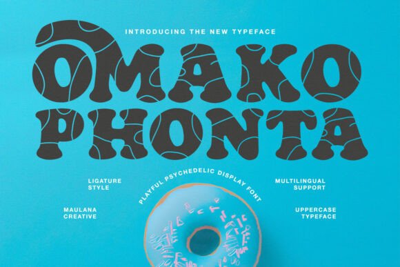 Omako Phonta: A Playful Display Font That Strengthens Your Brand