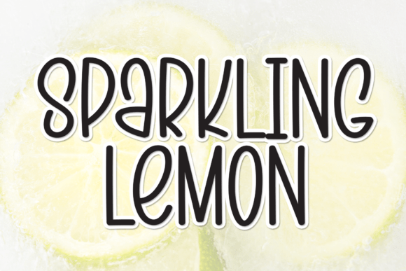 Sparkling Lemon Font: A Bright, Playful Display Typeface Review