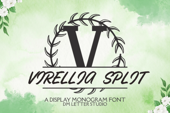 Virellia Split Monogram: A Display Font That Elevates Your Brand’s First Impression
