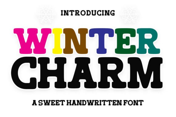Winter Charm: A Display Font That Makes Your Brand Feel Warm & Memorable