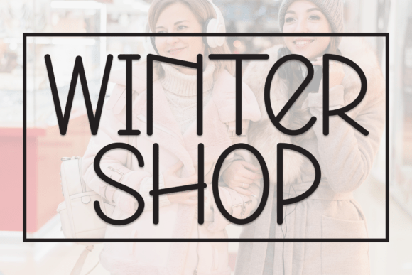 Winter Shop: A Handwritten Display Font with Whimsy & Warmth